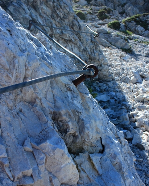 Rope in mountain